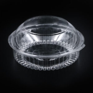 High Quality Disposable Transparent PET Cake Boxes Round for Cake Salad Bread